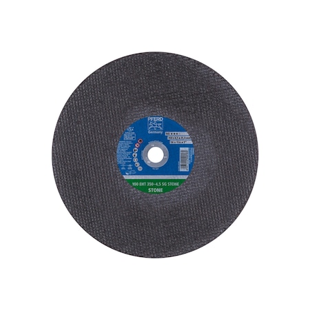 Abrasive Cut-Off Wheel, Type 1, 14 in Dia, 3/16 in Thick, 1 in Arbor Hole Size, Silicon Carbide MPN:64238