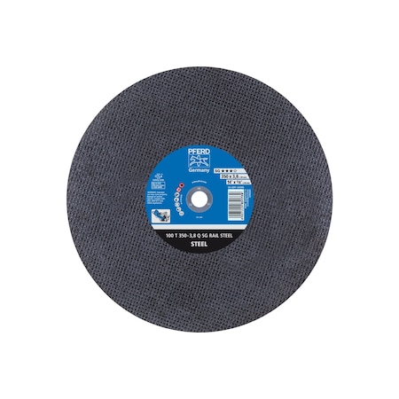 Abrasive Cut-Off Wheel, 14 in Dia, 1/8 in Thick, 20 mm Arbor Hole Size, Aluminum oxide A, 24 Grit MPN:64396