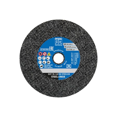 Cut Off Wheel, 36 Grit, T1, 3