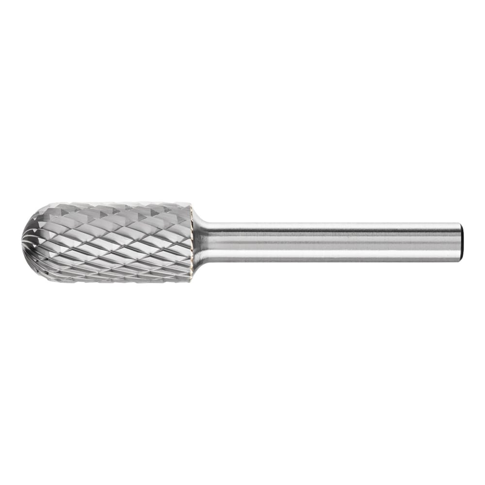 Pferd Carbide Cylindrical/Radius Bur Bit, 1/2Dia. x 1L Cut, 1/4 Shank, Alt. Diamond MPN:419-24462