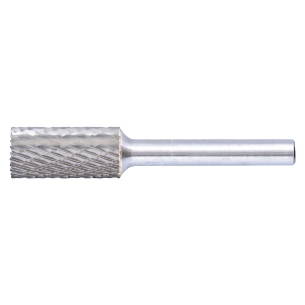 Carbide Bur Bit, 1/2 in diameter x 1 in Cut Length, 1/4 in Shank, Alternate Diamond MPN:419-24722