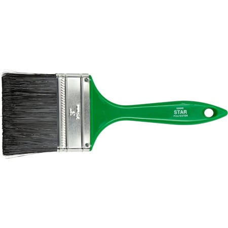 Wall Brush, Black Polyester, Grn Handle, 3 MPN:89739