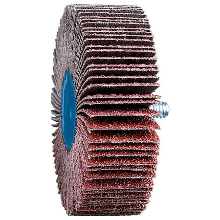 Flap Wheel, Coated, AO, 3 in. dia., 60 Grit MPN:45450