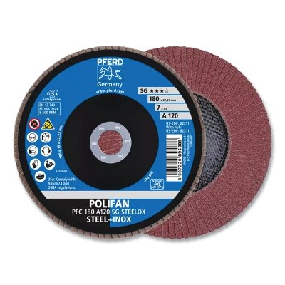 7 X 7/8 Polifan Sg Alu Ox Conical 120G MPN:62211