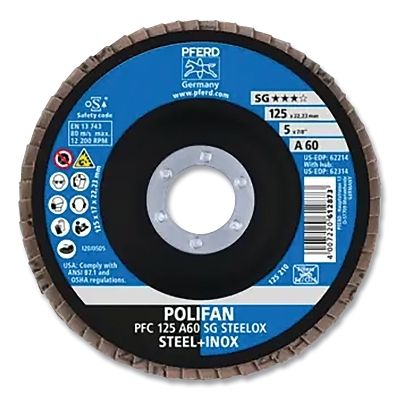 5 X 7/8 Polifan Sg Alu Ox Conical 60G MPN:62214