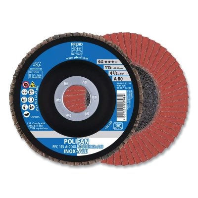4-1/2 X 7/8 Polifan Sg A-Cool Conical 80G MPN:62233