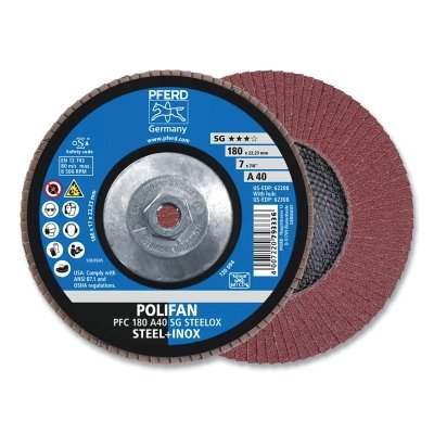 7 X 5/8-11 Polifan Sg Alu Ox Conical 40G MPN:62308