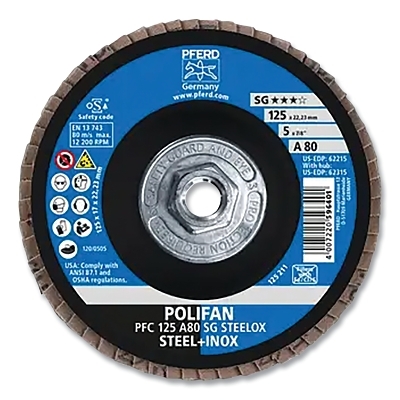5 X 5/8-11 Polifan Sg Alu Ox Conical 80G MPN:62315