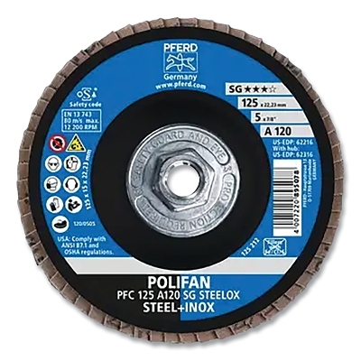 5 X 5/8-11 Polifan Sg Alu Ox Conical 120G MPN:62316