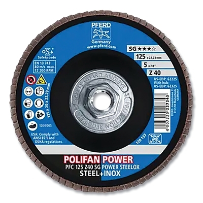 5 X 5/8-11 Polifan Sg Zirc Conical 40G MPN:62325