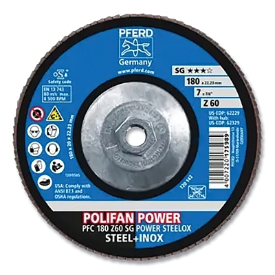 7 X 5/8-11 Polifan Sg Zirc Conical 60G MPN:62329