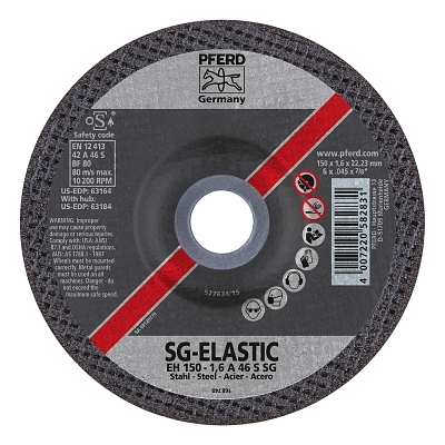 6 X .045 X 7/8 T27 Cut-Off Wheel A46 S Sgp-Inox MPN:63174