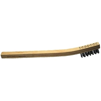3X7 Welders Toothbrush Carbon Steel Wire Wooden MPN:85054