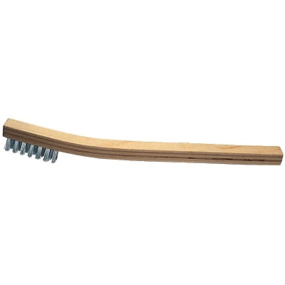 3X7 Welders Toothbrush Stainless Wire Wooden Blk MPN:85055