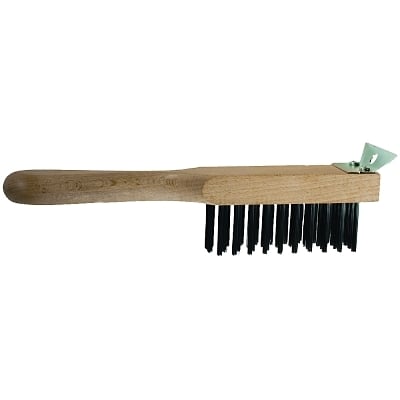 Heavy Duty Scratch Brushw/Scraper 4X11 Cs MPN:85071