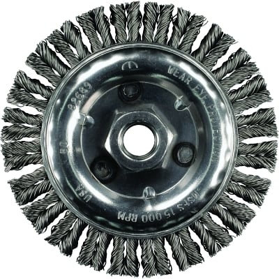 Whl Knot Str Bead Carbonsteel 4-1/2X.020X5/8-11 MPN:82392