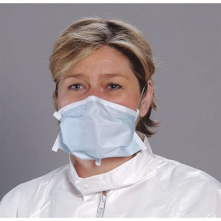 Disposable Face Mask, Blue, Universal, 300 PK MPN:108