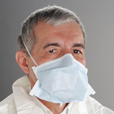 Disposable Face Mask, Blue, Universal, 300 PK MPN:9908