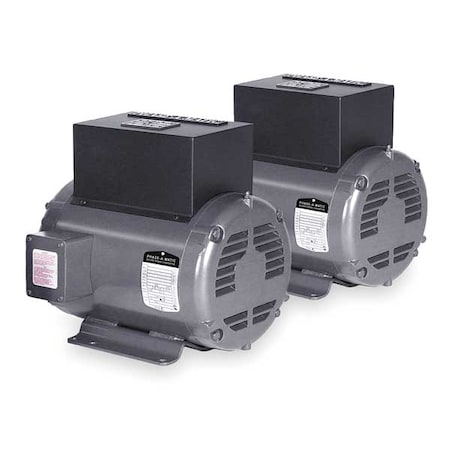 Phase Converter, Rotary, 460V AC, 460V AC, 325A, 126A MPN:RH-100