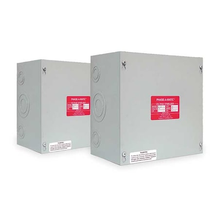 Voltage Stabilizer, 252A Max Amps, 208 to 230V Input Voltage, 208 to 230V Output Voltage MPN:VS-100