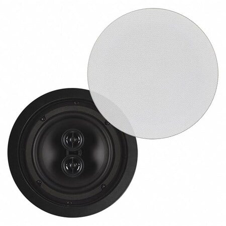 In-Ceiling Speaker, White, 100 Max Wattage MPN:CS-6R DVT
