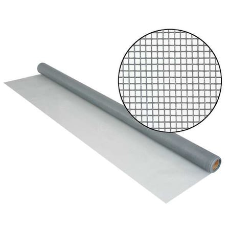 Replacement Screen, Fiberglass, 36 in W, 7 ft L, 0.011 in Wire Dia, Gray MPN:3003930