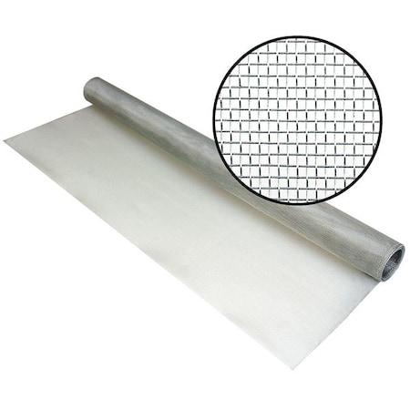 Replacement Screen, Aluminum, 36 in W, 50 ft L, 0.011 in Wire Dia, Silver MPN:3033848