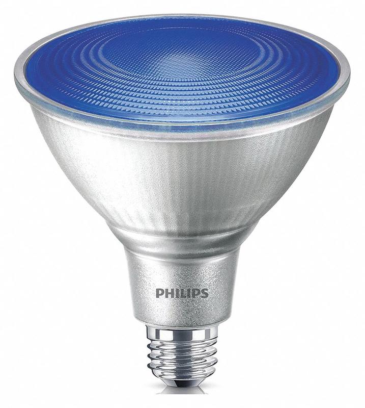 LED Bulb PAR38 13.5W 120V Blue MPN:13.5PAR38/PER/BLUE/ND/ULW/G/120V 4/1FB