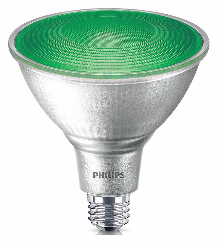 LED Bulb PAR38 13.5W 120V Green MPN:13.5PAR38/PER/GREEN/ND/ULW/G/120V 4/1FB