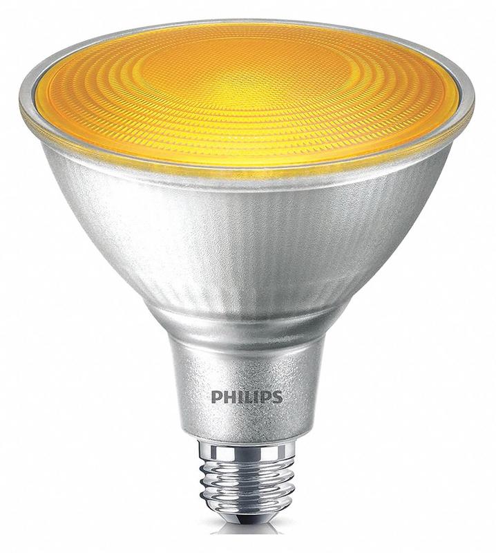 LED Bulb PAR38 13.5W 120V Yellow MPN:13.5PAR38/PER/YELLOW/ND/ULW/G/120V 4/1FB