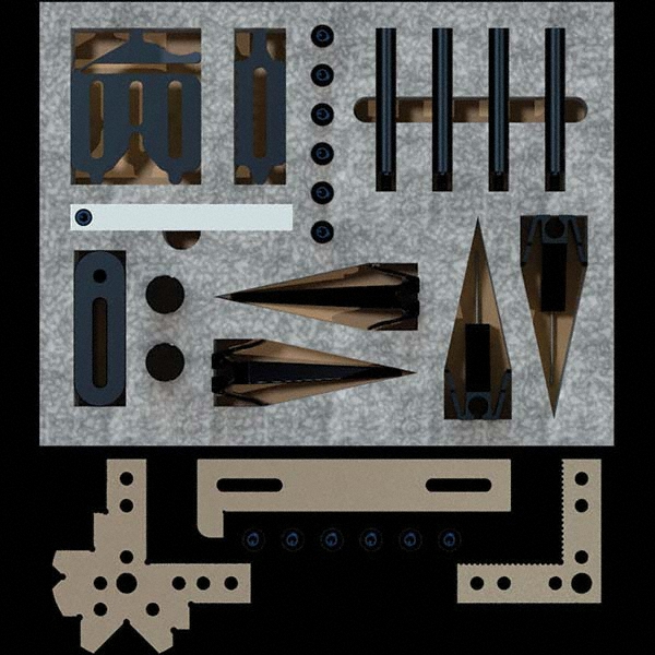 34 Piece 1/4-20 x 12