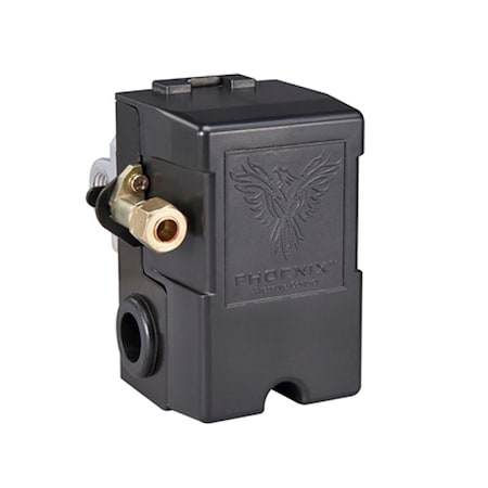 AirCompressSwtch, Auto/Off, DPST, 45-175psi MPN:69MB9LY2C