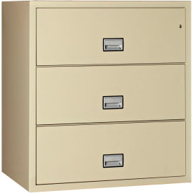 Phoenix Safe 3 Drawer Lateral File Cabinet Letter & Legal Size 38