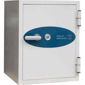 Phoenix Safe Datacare 2-Hour Key Lock Fire & Water Resistant Media Safe 0.58 cu ft Off-White Steel 2002