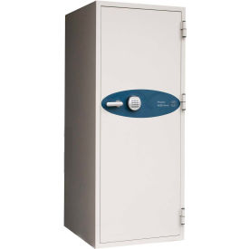 Phoenix Safe Data Commander 2-Hour Digital Fire/Water Resistant Media Safe 7.87 cu ftOff-White 4622