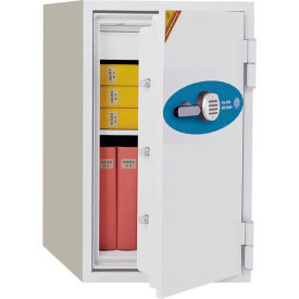 Phoenix Safe Fire Fighter 1.5-Hour Digital Fire & Water Resistant Safe 2.88 cu ft Off-White Steel 504