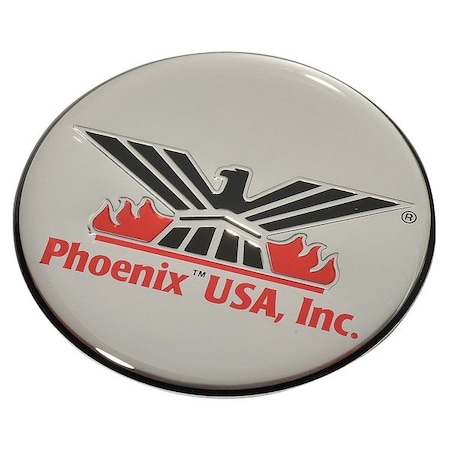 Phoenix Logo, 2 In, Silver MPN:CLPH2
