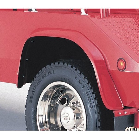 Fender Flare, 8 in, Fiberglass, Gray MPN:RBF-CR
