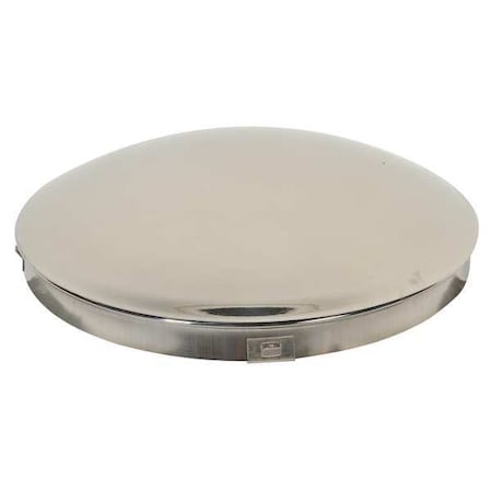 Hub Cap, Dolly, Stainless Steel, 8