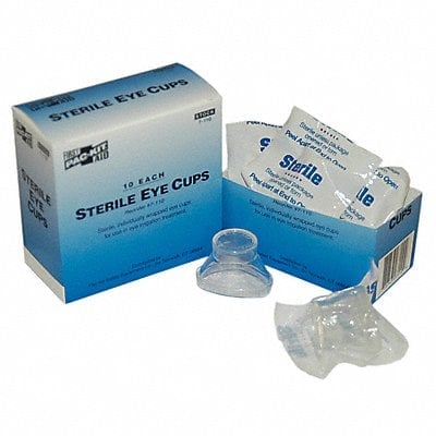 Eye Cup Sterile Clear Plastic PK10 MPN:7-110