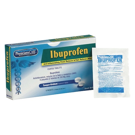 Ibuprofen, Tablet, 6 x 2, 200mg MPN:20-512