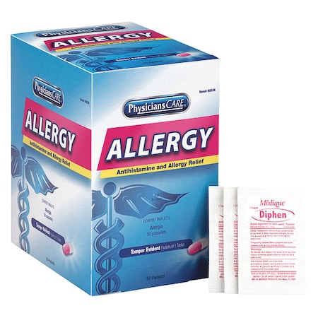 Allergy Relief, Tablet, 25mg, PK50 MPN:90036