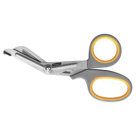 Scissors, 7 In. L, Silver, Rounded, Titanium MPN:90292