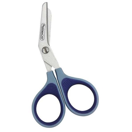 Scissors, 3-1/2 In. L, Blue, Angled MPN:90294