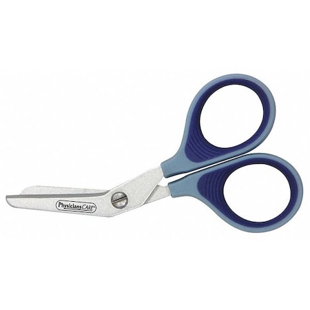 Scissors, 4 In. L, Silver, Rounded, Titanium MPN:90294