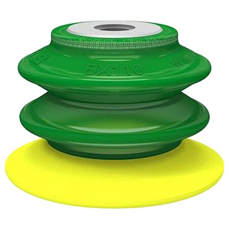 Vacuum Cup, PUR, Yellow, 4.48 in dia. MPN:BX110P.5K.G40W.F