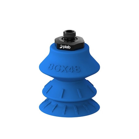 Vacuum Cup, Silicone, Blue, 48 mm dia. MPN:S.BGX48SF50.G18M.00