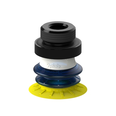 Vacuum Cup, PUR, Blue/Yellow, 35 mm dia. MPN:S.MX35P3060.G38M.00