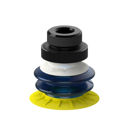 Vacuum Cup, PUR, Blue/Yellow, 42 mm dia. MPN:S.MX42P3060.G38M.00
