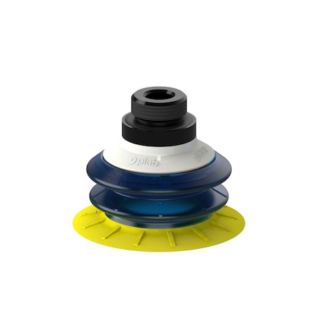 Vacuum Cup, PUR, Blue/Yellow, 65 mm dia. MPN:S.MX65P3060.G38M.00